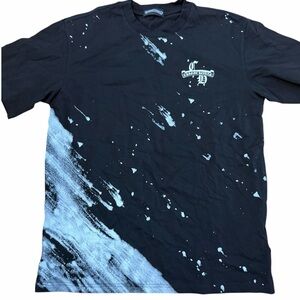Chrome Hearts Black and White Splatter Tee